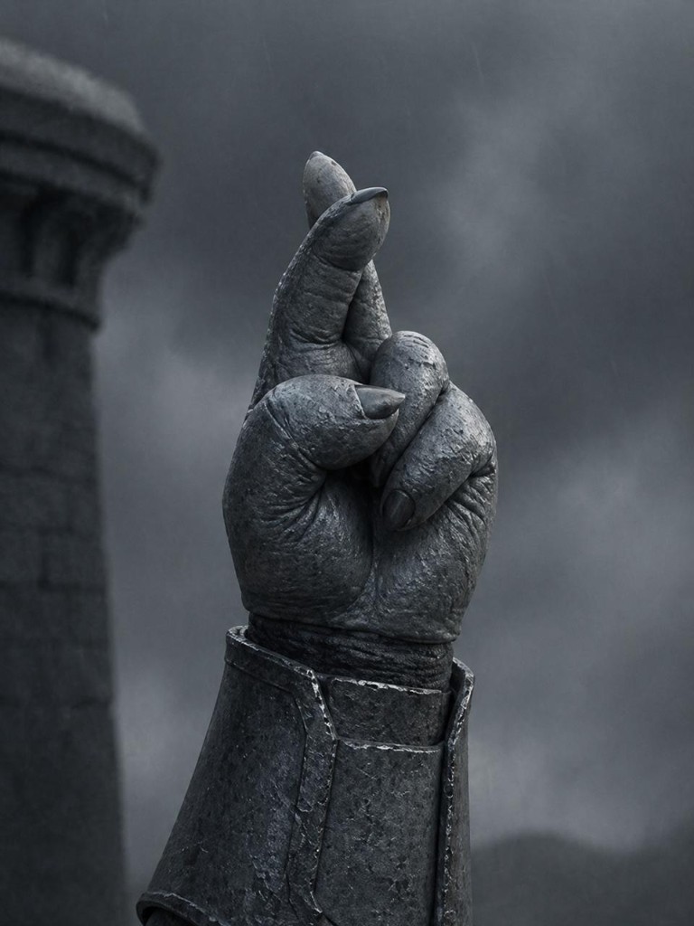 Penguin flipper crossed